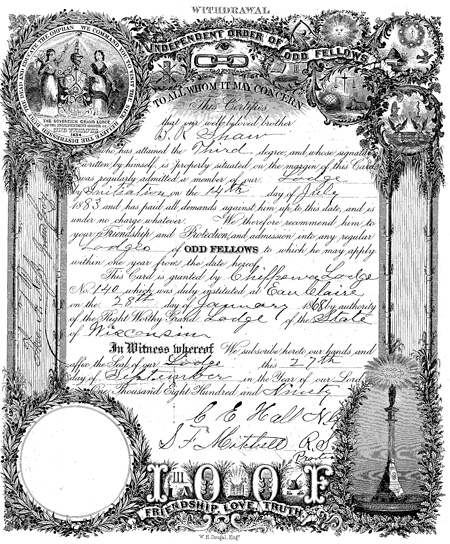 Odd Fellows Document