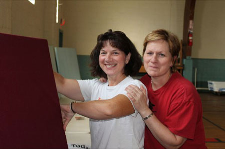 Marie Kauffman and Sue Hubing
