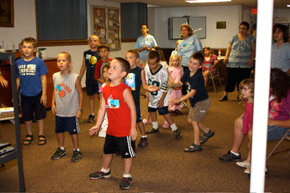 singing and dancing at finale